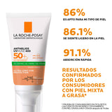 La Roche Posay - Anthelios Toque Seco UVMune Oil Control Gel SPF50+ CON COLOR 50ml x50ml