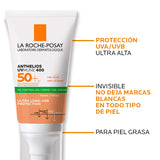 La Roche Posay - Anthelios Toque Seco UVMune Oil Control Gel SPF50+ CON COLOR 50ml x50ml