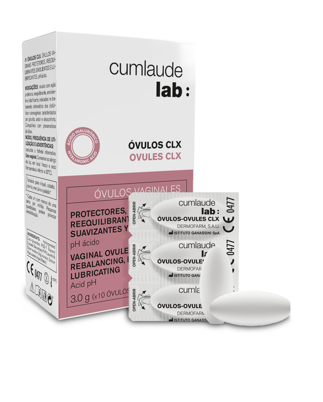 Cumlaude Clx óvulos Vaginales 10 X 3g Derma Boutique 4071