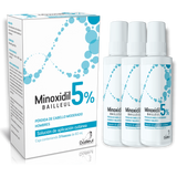 Minoxidil 5% 3 frascos x60 ml