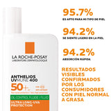 La Roche Posay - Anthelios Toque Seco UVMune Oil Control Fluido SPF50+ sin Color 50ml x50ml