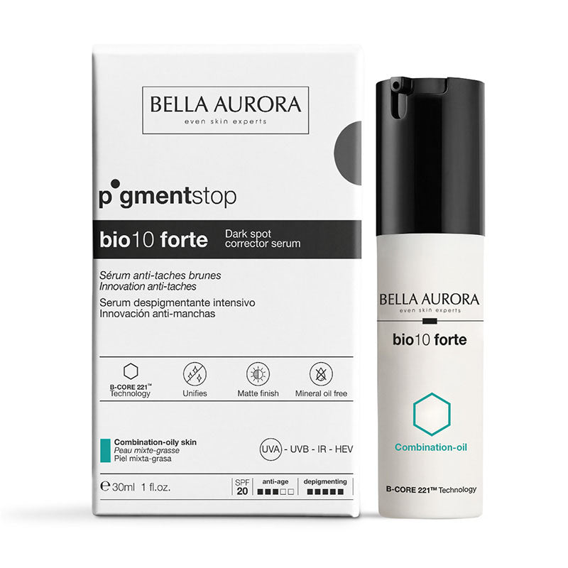 Bella Aurora Bio10 Forte Combinacion Piel Mixta Grasa SPF 20 - Cont. 30 mL