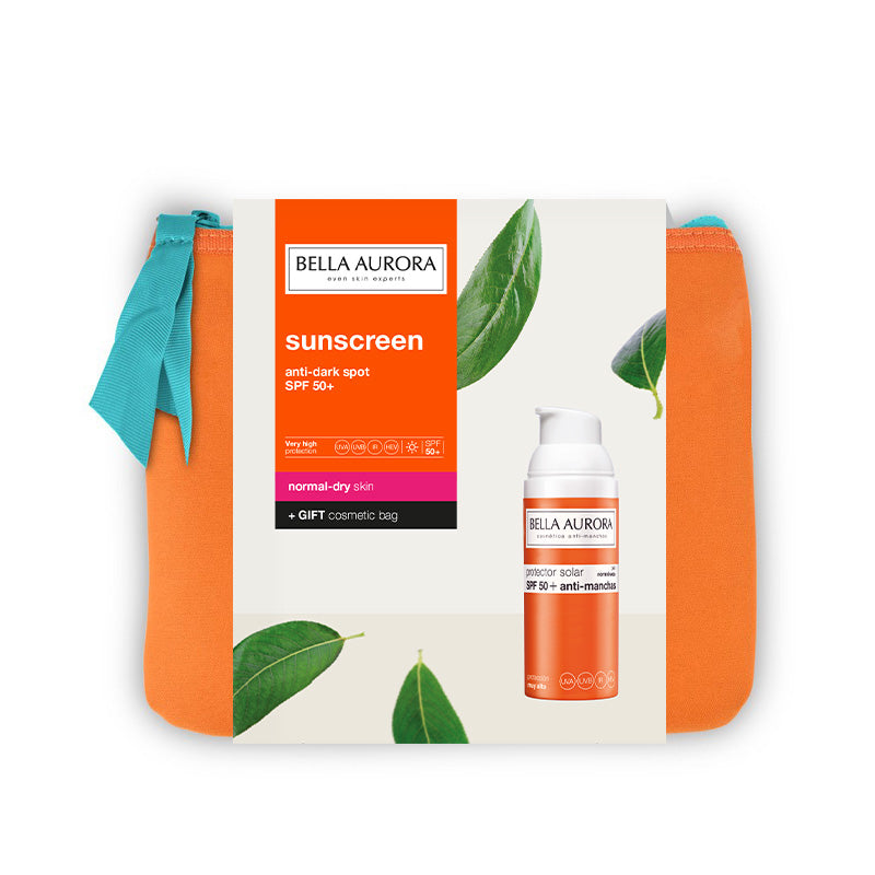 PACK Gel Protector Solar Anti Manchas Piel Normal SPF 50+ Bella Aurora - 50 mL