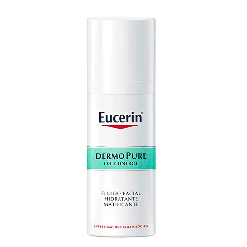 Eucerin Dermo Pure Oil Control Fluido Facial Hidratante Matificante x 50 ml