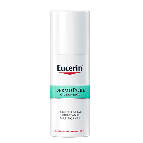 Eucerin Dermo Pure Oil Control Fluido Facial Hidratante Matificante x 50 ml