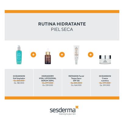 RUTINA SESDERMA HIDRATANTE PIEL SECA- 20%OFF