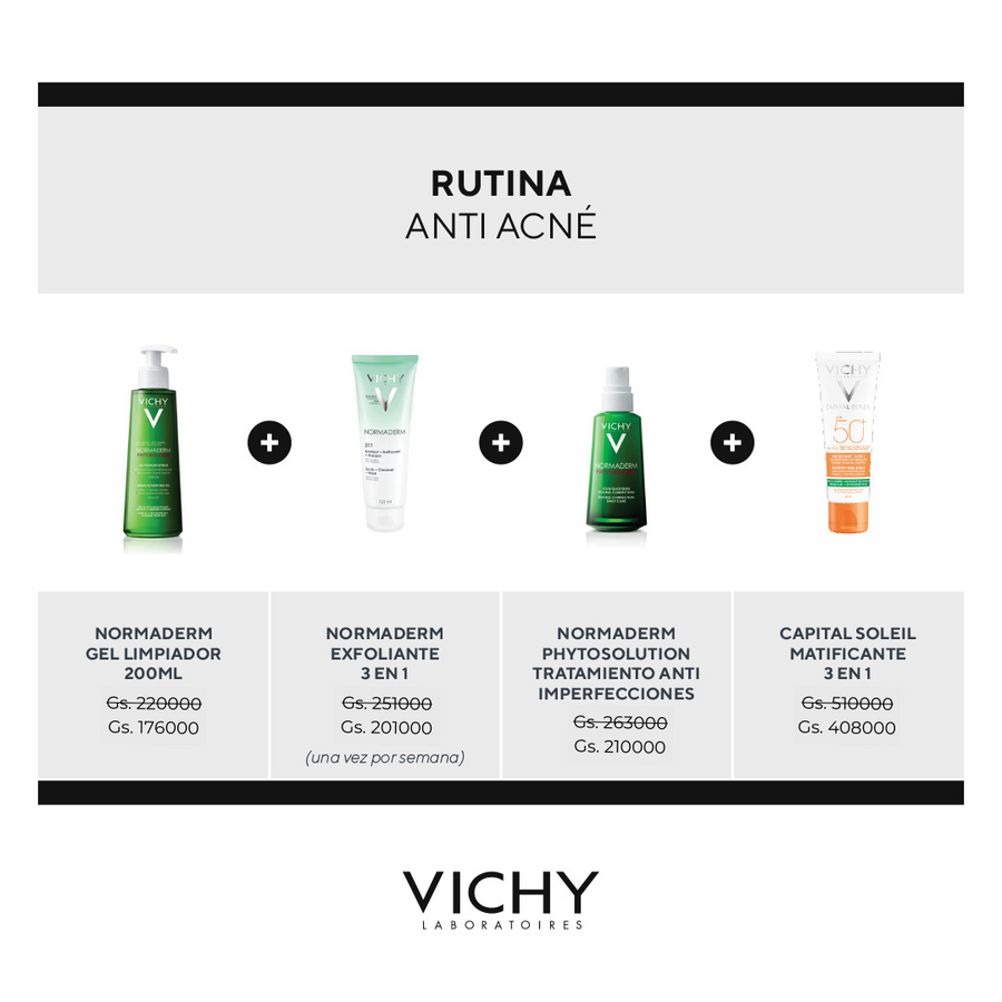 RUTINA VICHY ANTIACNÉ - 20%OFF