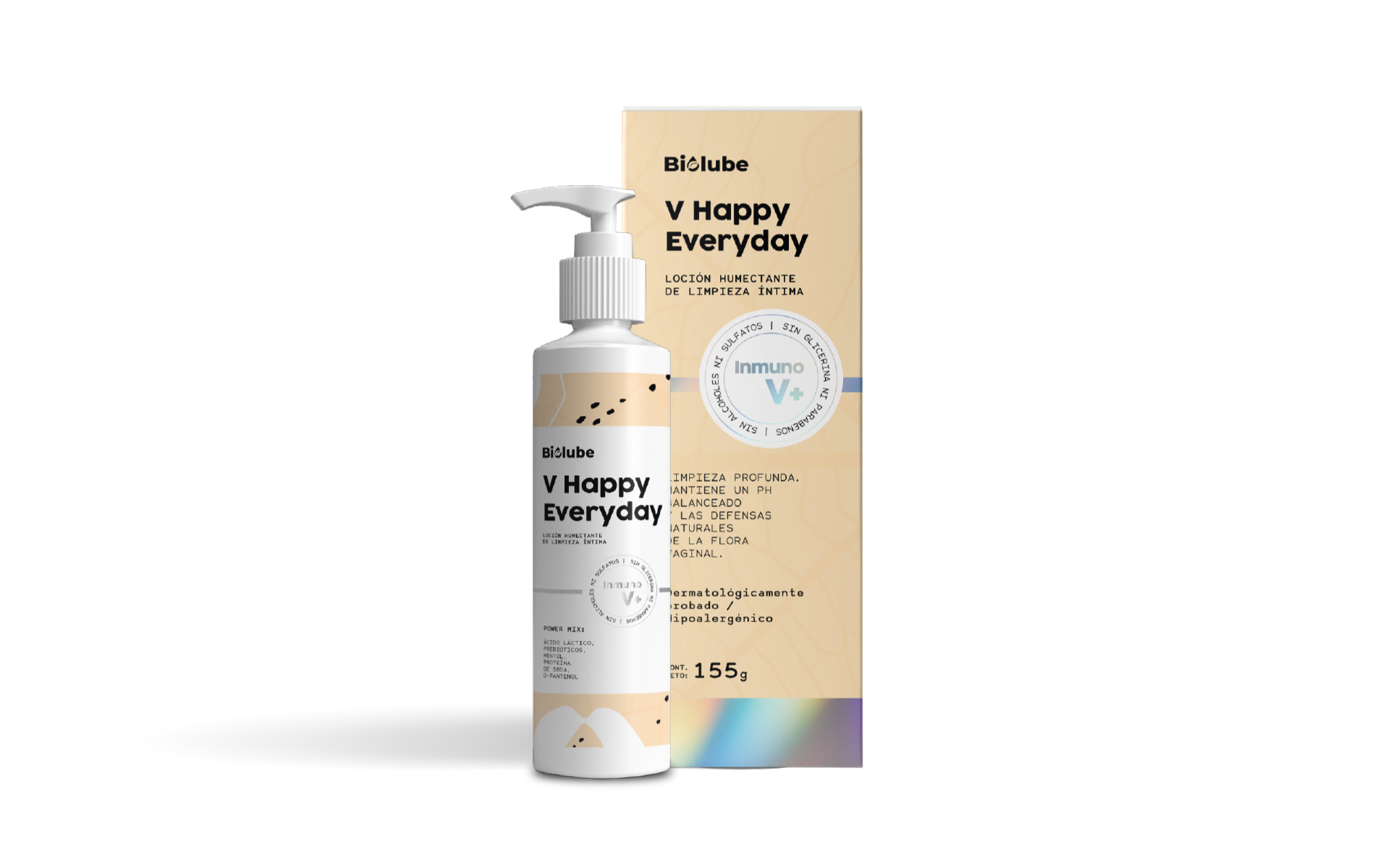 BIOLUBE V Happy Everyday Loción de limpieza 155g