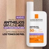 La Roche Posay – ANTHELIOS UVMUNE 400 FLUIDO ANTIMANCHAS SPF50+ x50ML
