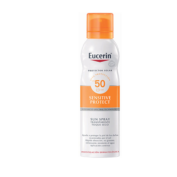 EUCERIN Sun Spray Transparente Toque Seco FPS 50+ 200 ml
