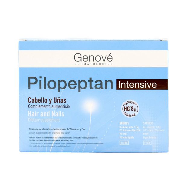Pilopeptan Intensive - Caja de 15 sobres de 20 ml