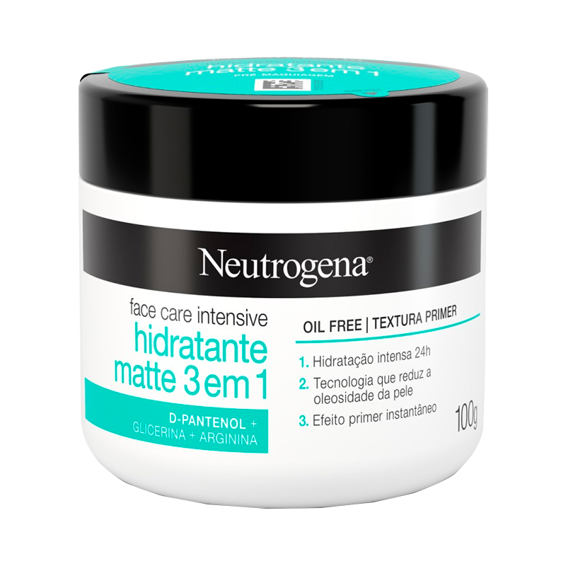 Neutrogena Crema Facial Hidratante Mate 3 en 1 x 100g